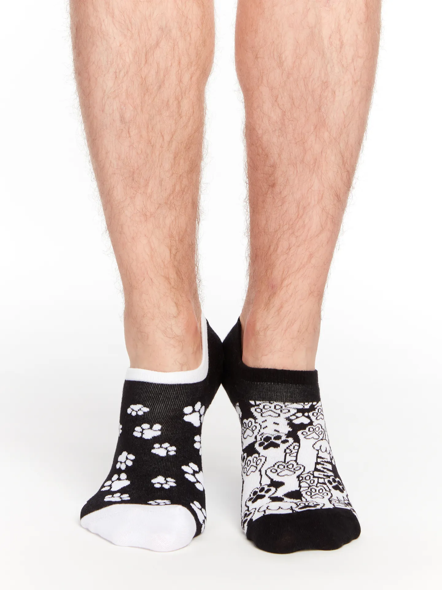 Lustige Sneakersocken Katzenpfoten - Image 5