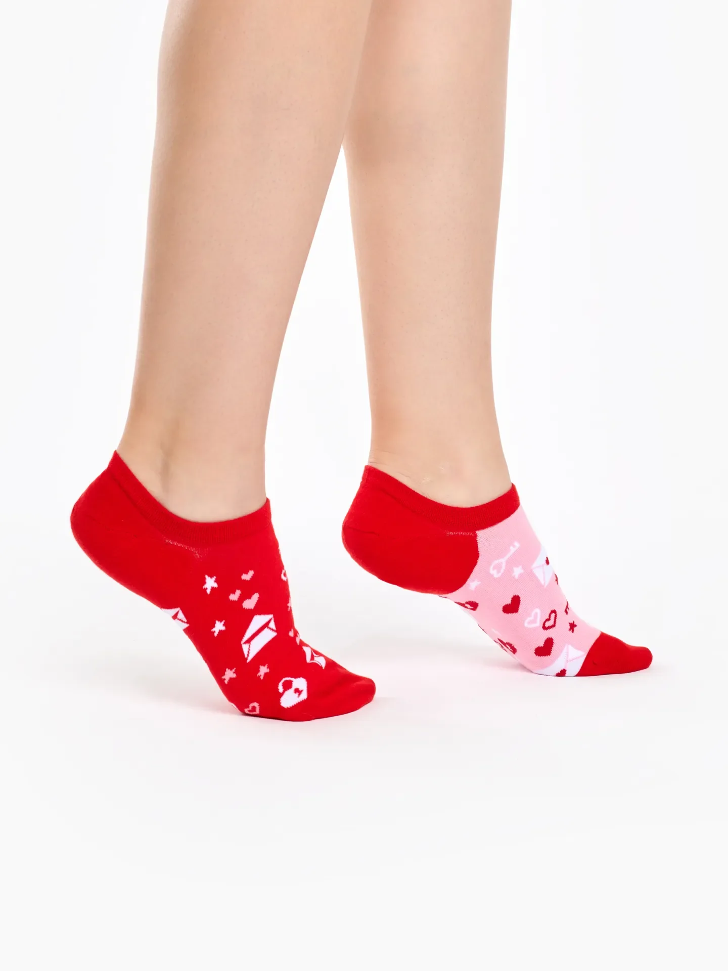 Lustige Sneakersocken Liebesbriefe - Image 3
