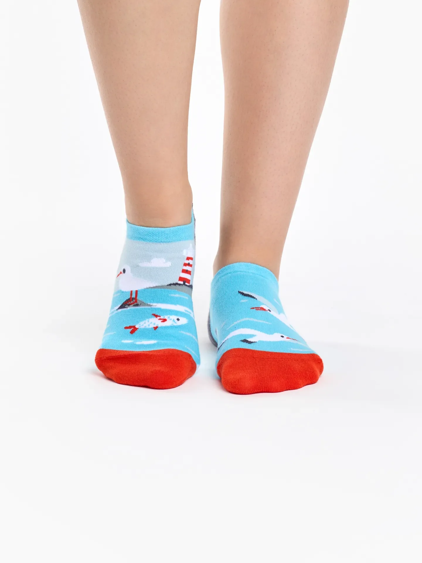 Lustige Sneakersocken Möwe - Image 2