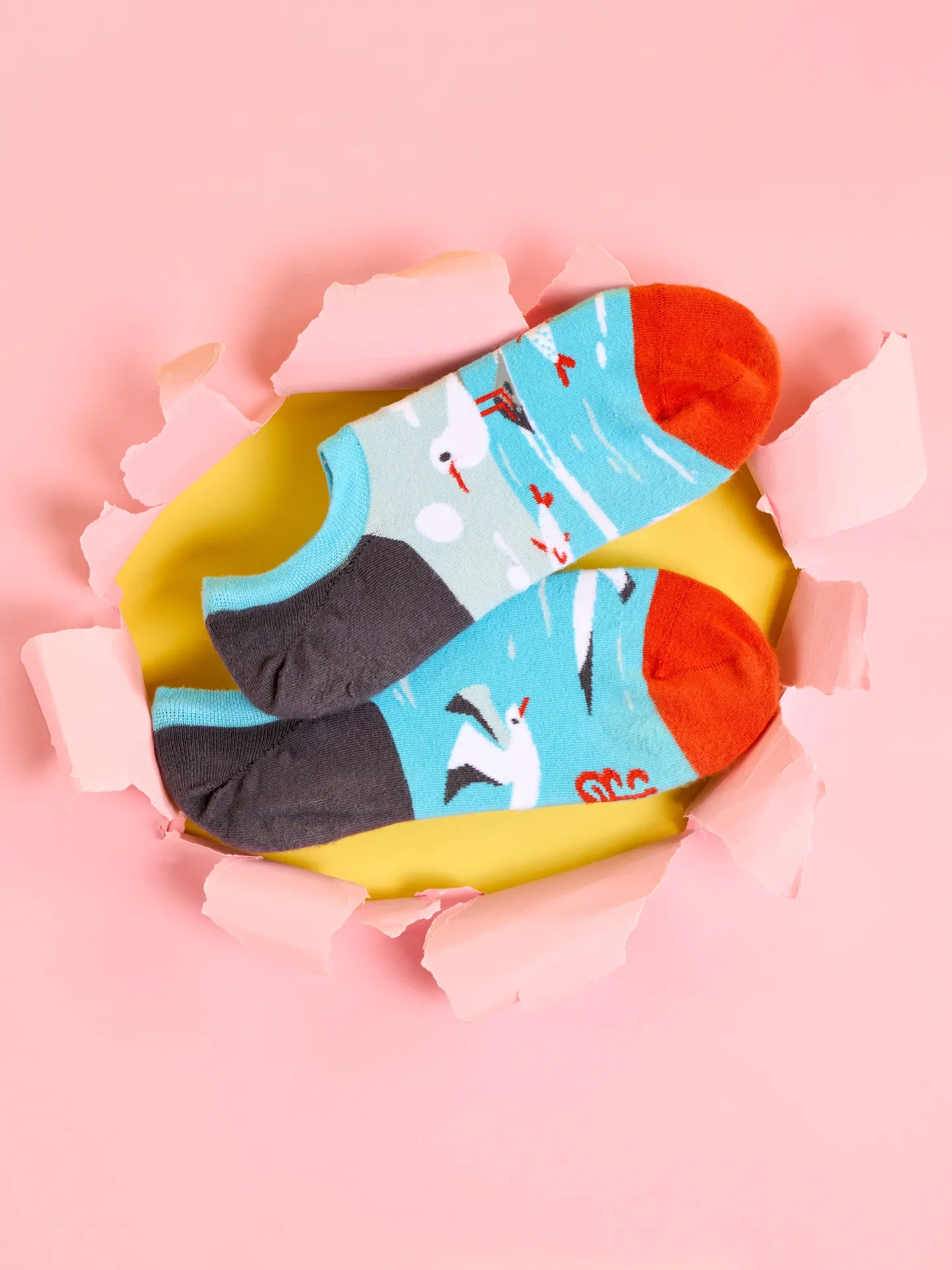 Lustige Sneakersocken Möwe - Image 5