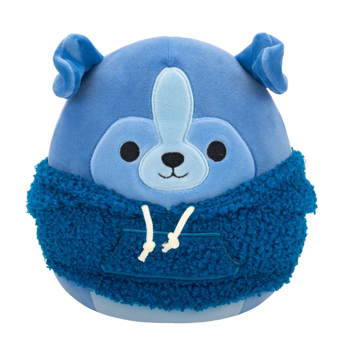 Squishmallows Botera der Sheltie mit Wollhoodie, 20 cm