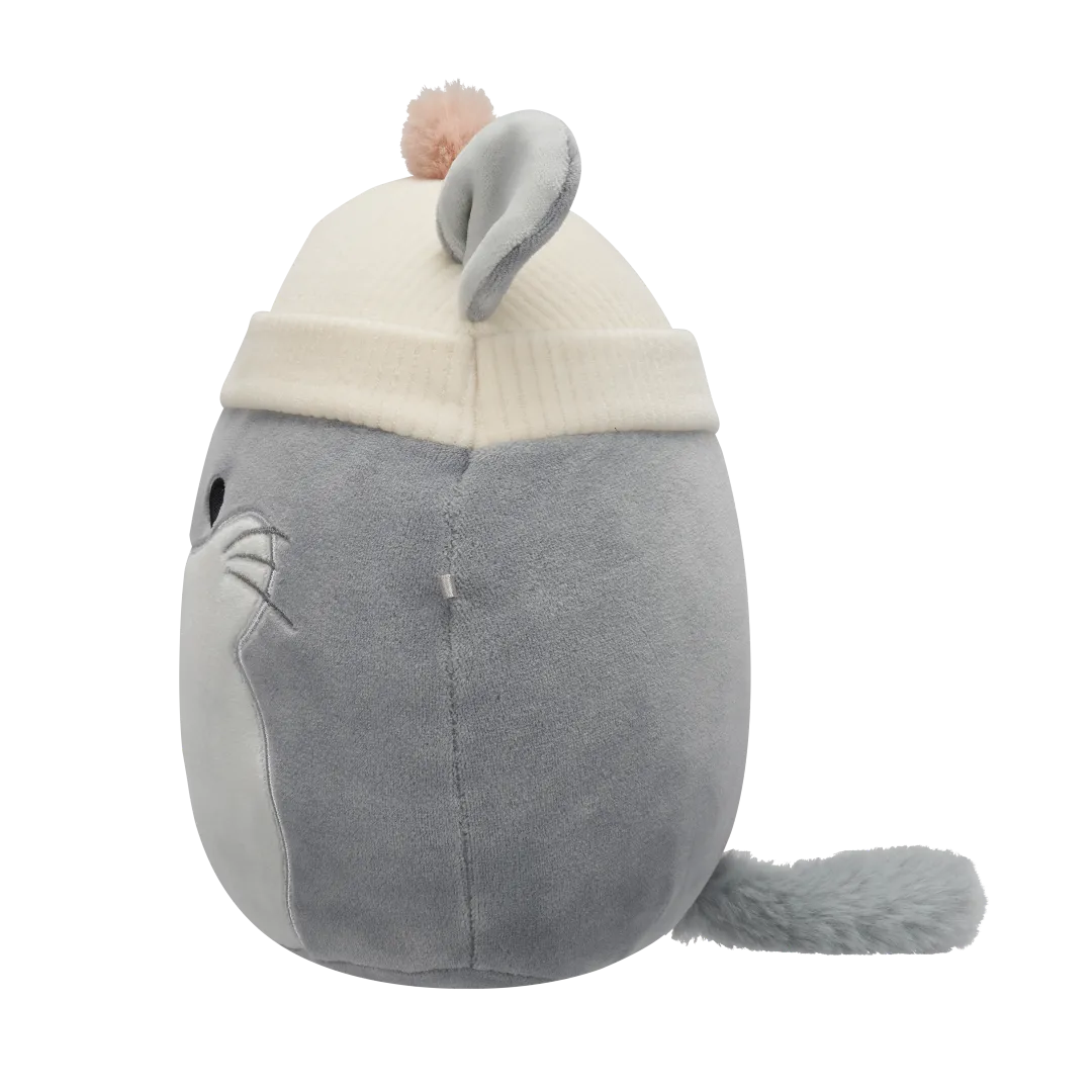 Squishmallows Camilo das graue Chinchilla mit brauner Beanie, 20 cm - Image 4