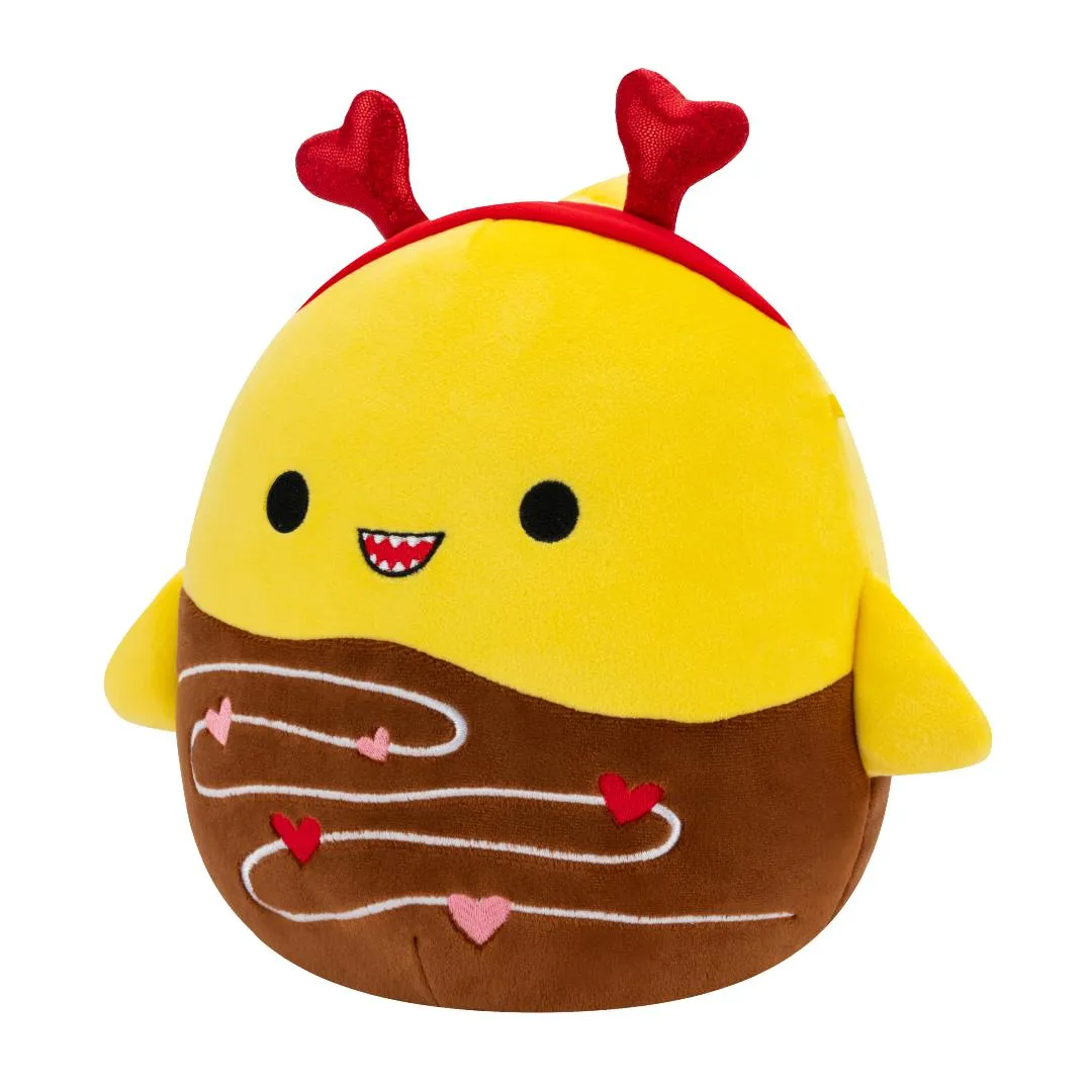 Squishmallows Chandler der gelbe Hai mit Schokoladenüberzug, 20 cm - Image 2