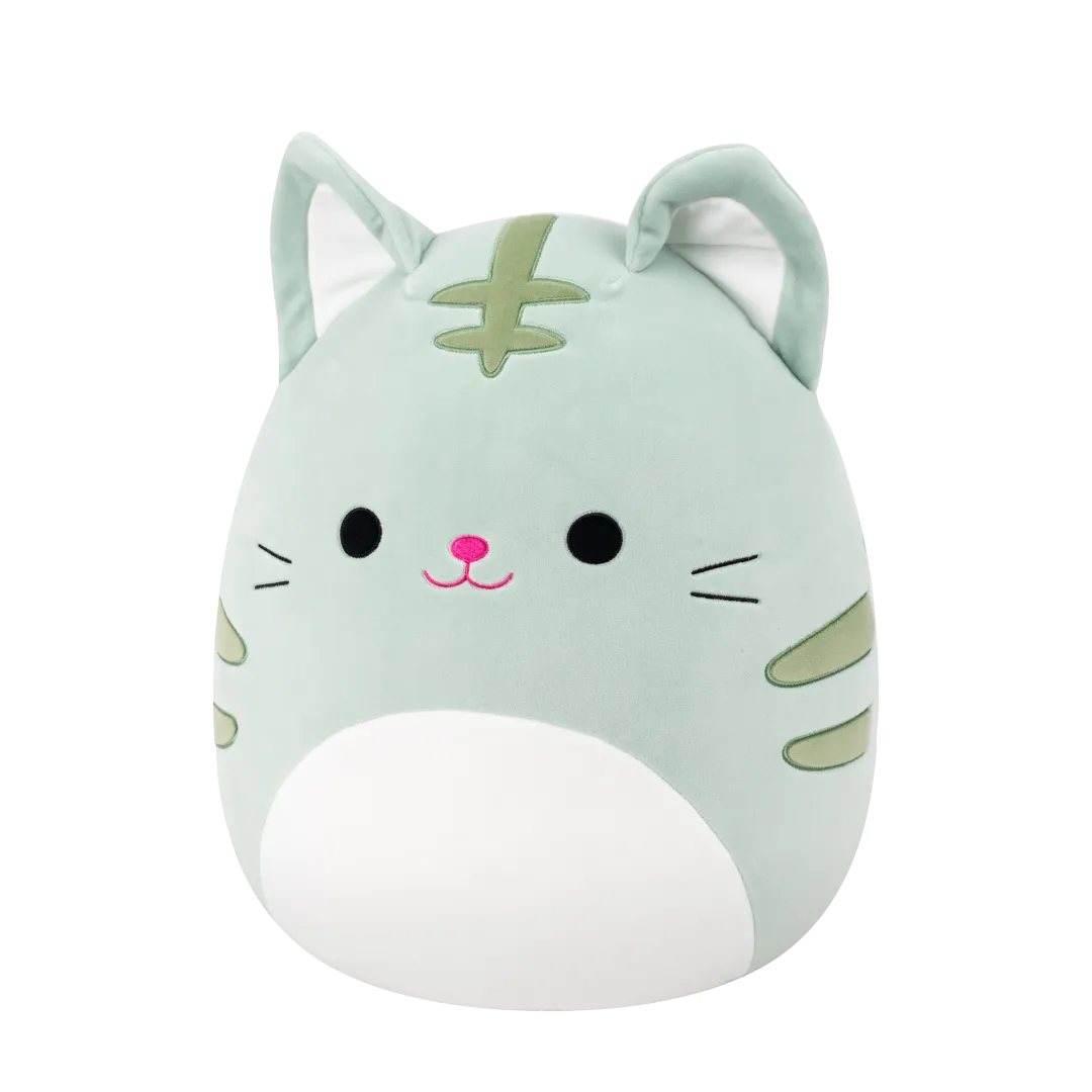 Squishmallows Chase die hellgrüne getigerte Katze, 35 cm - Image 2