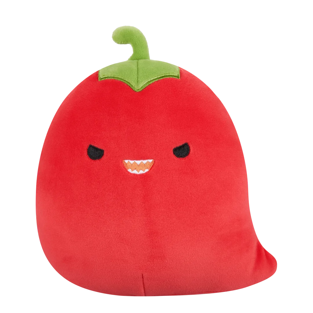 Squishmallows Christo die rote Chilischote mit schelmischen Augen, 20 cm