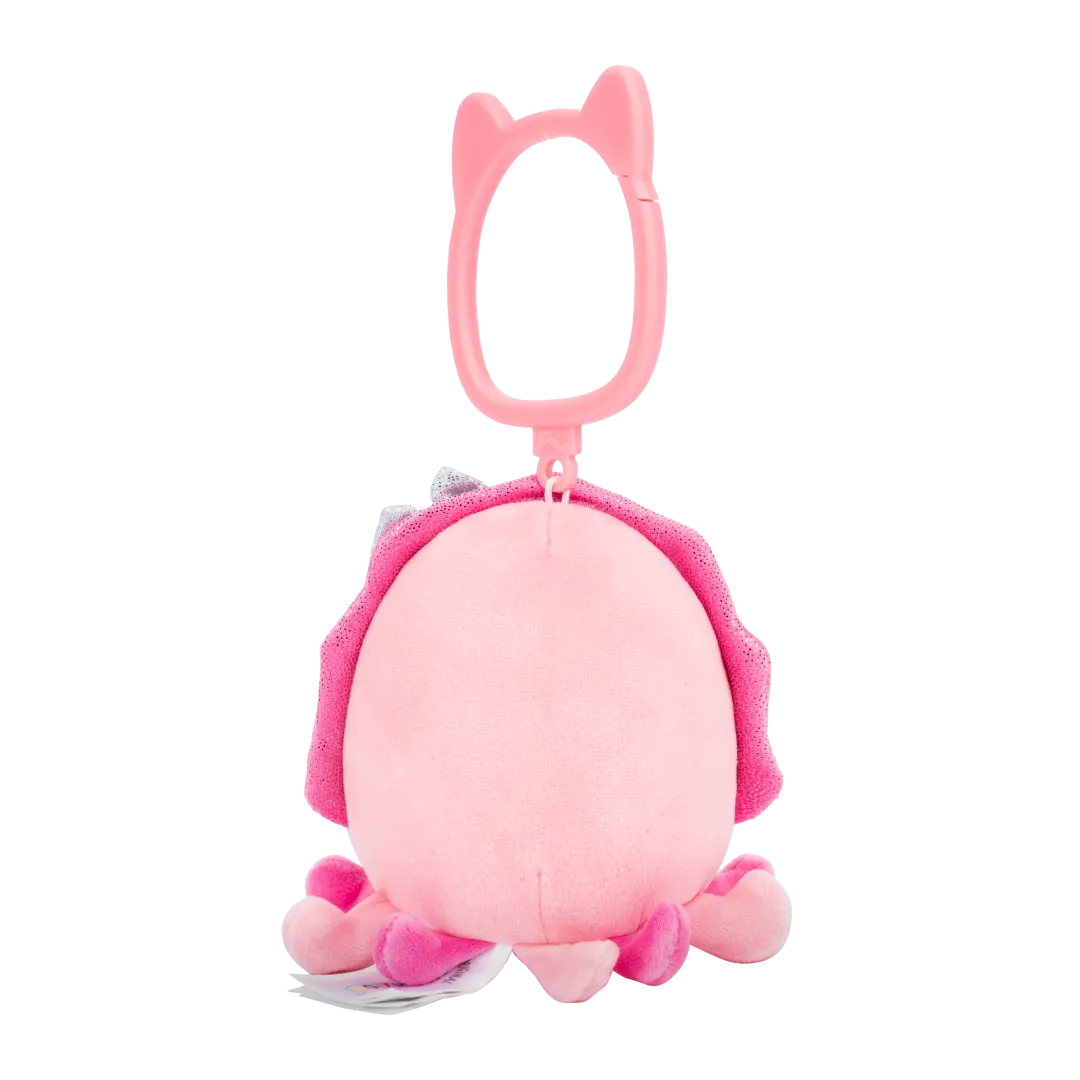 Squishmallows Schlüsselanhänger Auggie der Tintenfisch mit Schleife, 9 cm - Image 4
