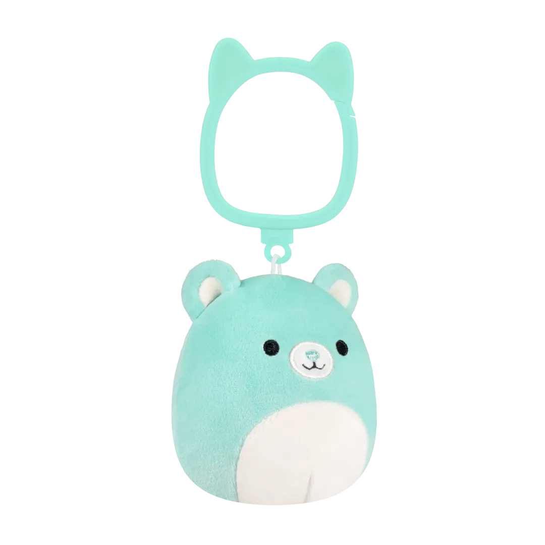 Squishmallows Schlüsselanhänger Belinda die blaugrüne Bärin, 9 cm - Image 3