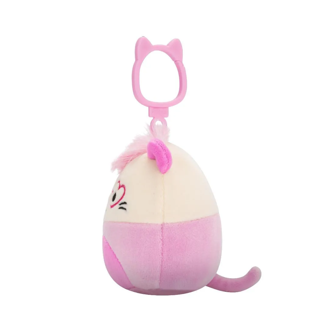 Squishmallows Clip-On Chambless das rosa Opossum, 9 cm - Image 3