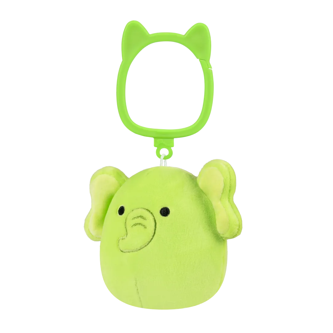 Squishmallows Schlüsselanhänger Franky der limettengrüne Elefant, 9 cm - Image 3