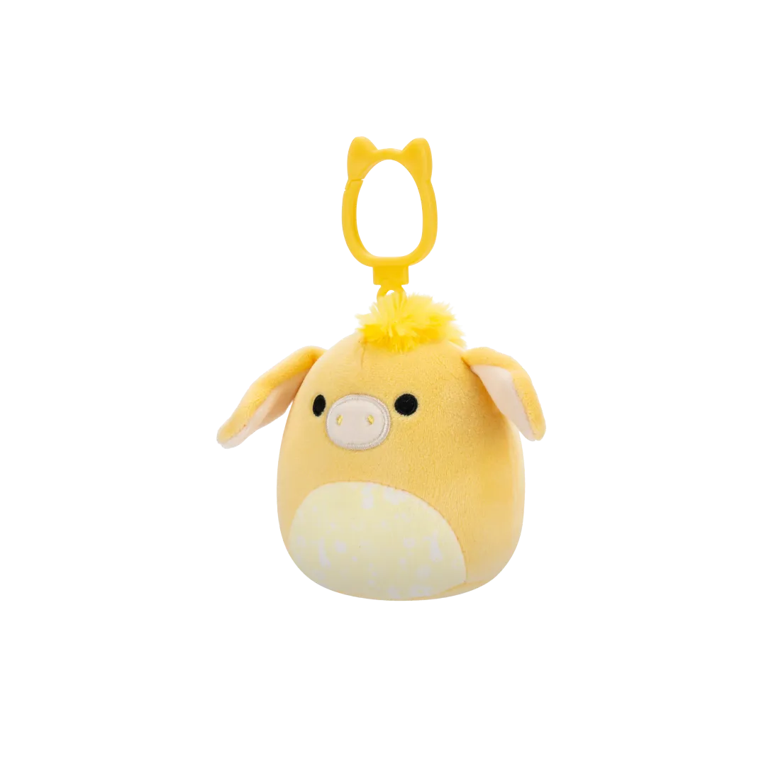 Squishmallows Clip-On Gavyn der gelbe Esel, 9 cm - Image 4