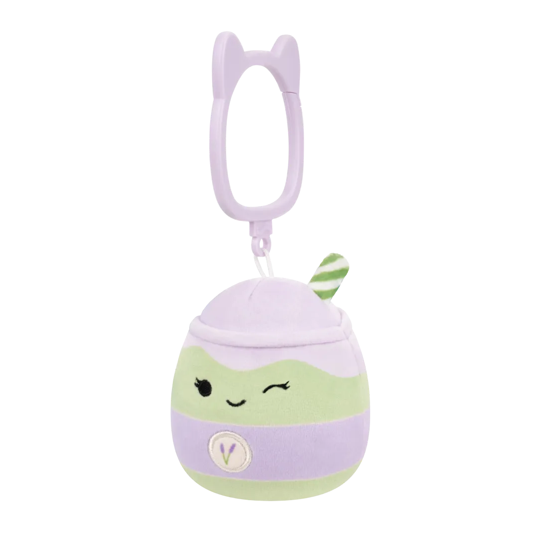 Squishmallows Schlüsselanhänger Latchmi der Lavendel-Matcha-Latte, 9 cm - Image 3
