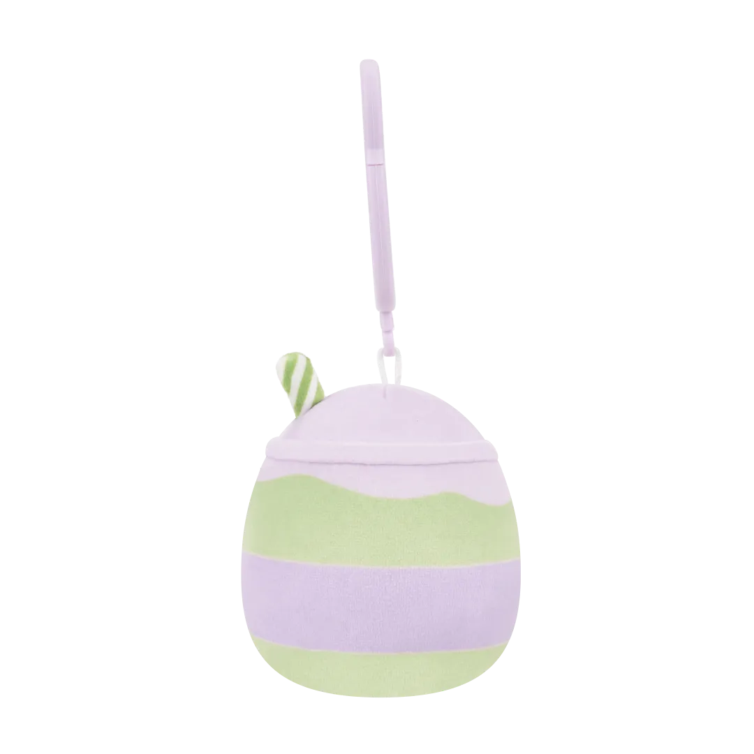 Squishmallows Schlüsselanhänger Latchmi der Lavendel-Matcha-Latte, 9 cm - Image 4