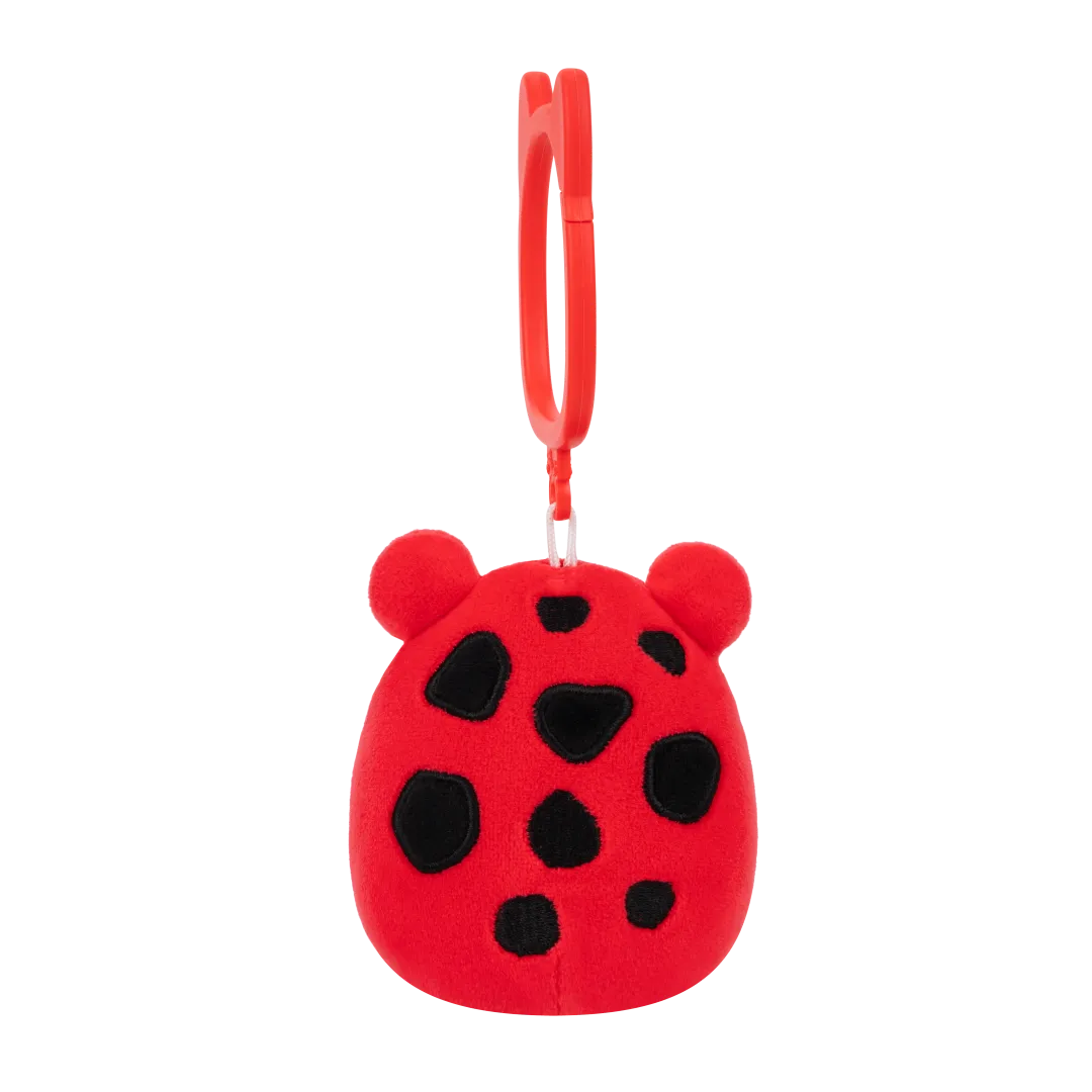 Squishmallows Schlüsselanhänger Obu der rote Tropenfrosch mit Pilzstickerei, 9 cm - Image 4
