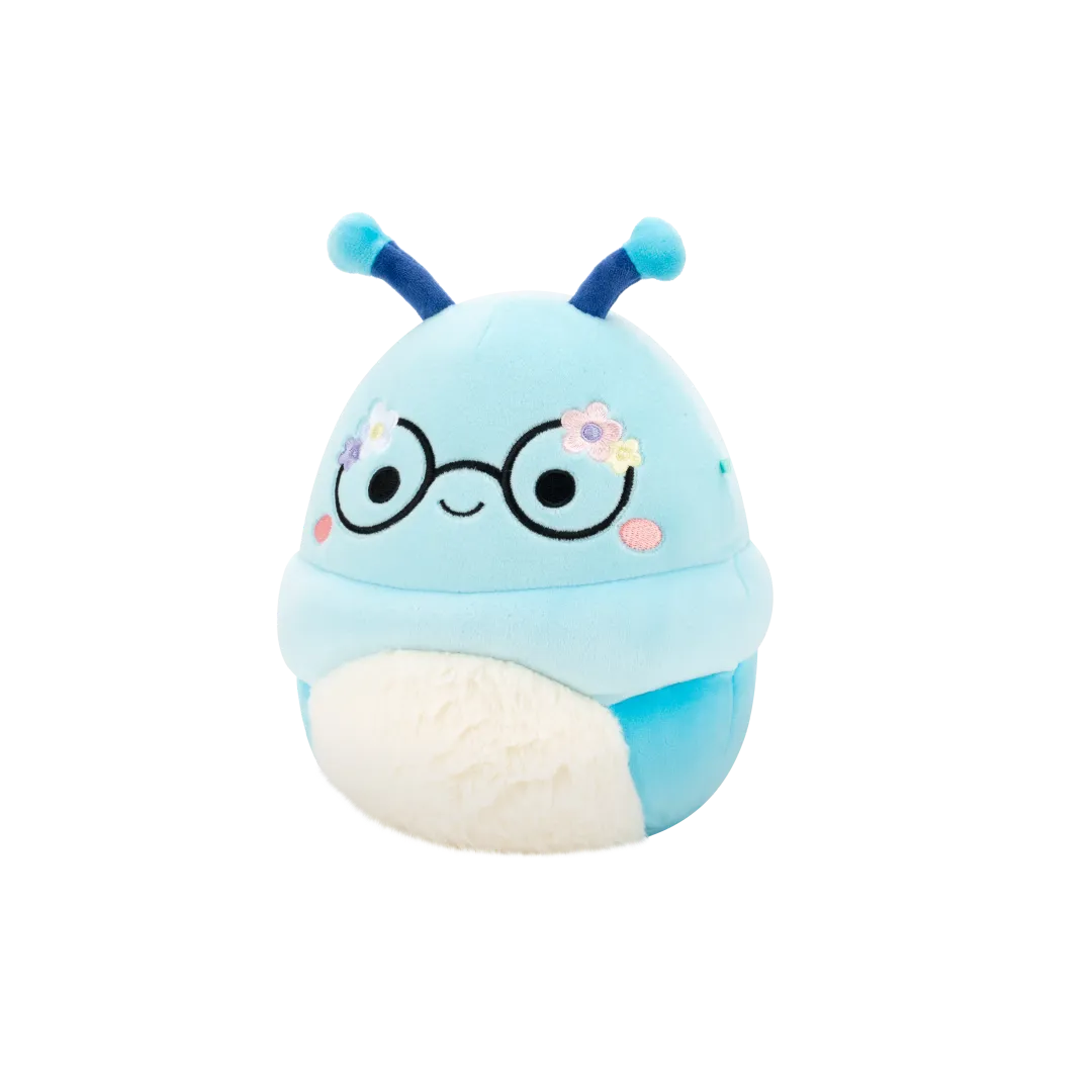 Squishmallows Cordelia der blaue Bücherwurm mit Blumen auf der Brille, 20 cm - Image 4