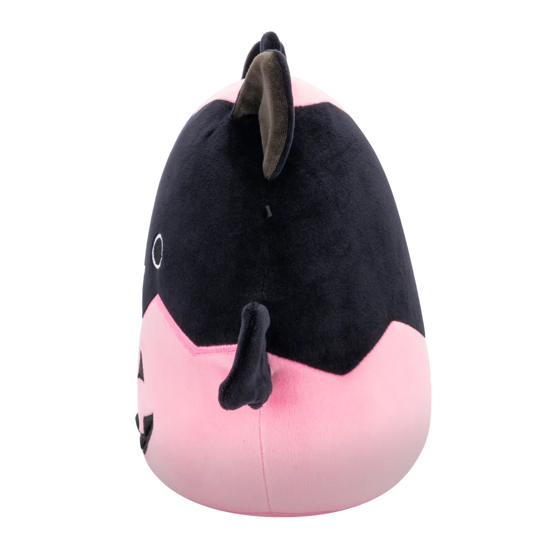 Squishmallows Emily die schwarze Fledermaus in rosa Jack-O'-Lantern, 20 cm - Image 3