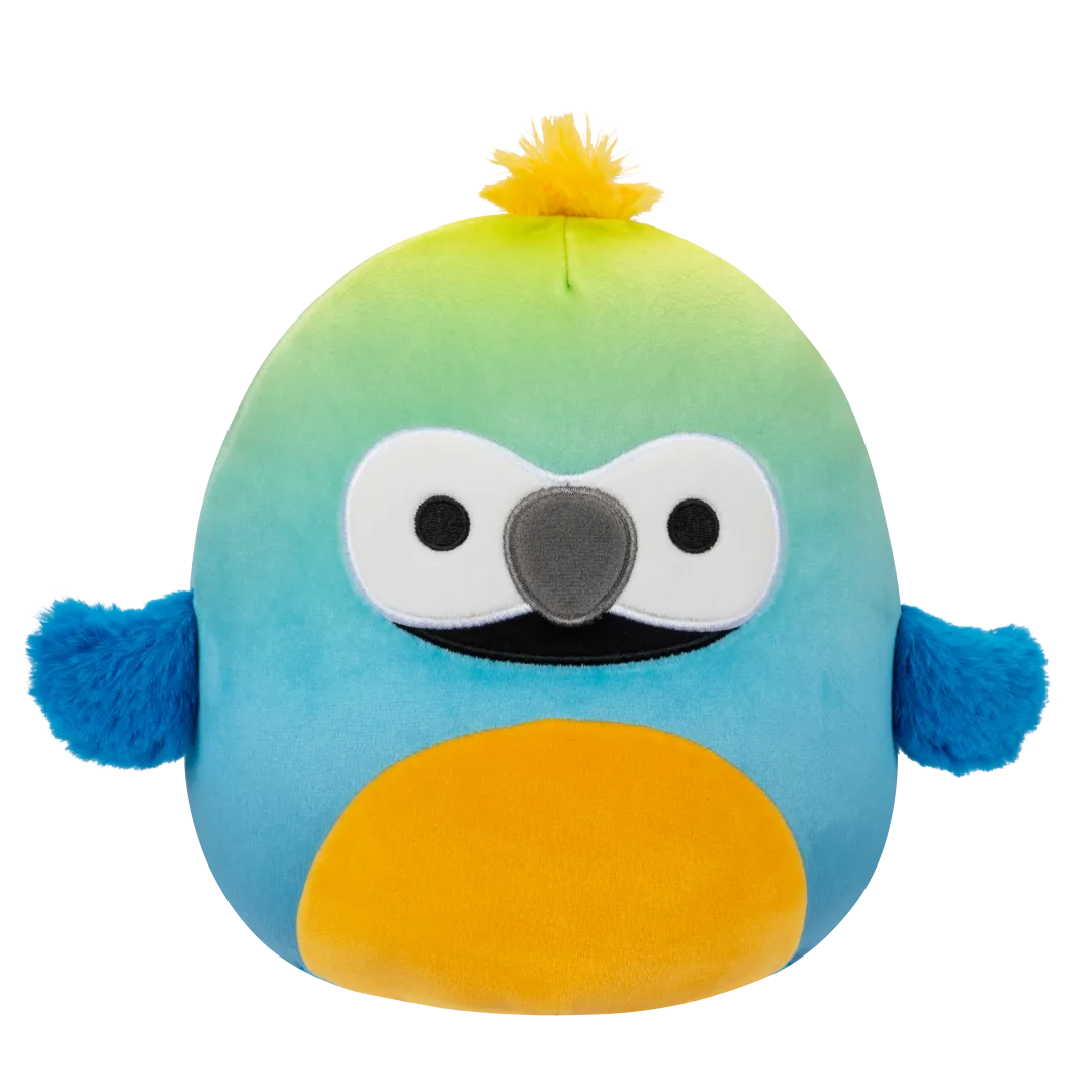 Squishmallows 2-in-1 Danny der grüne Dino/Baptise der blau-gelbe Ara, 13 cm - Image 5