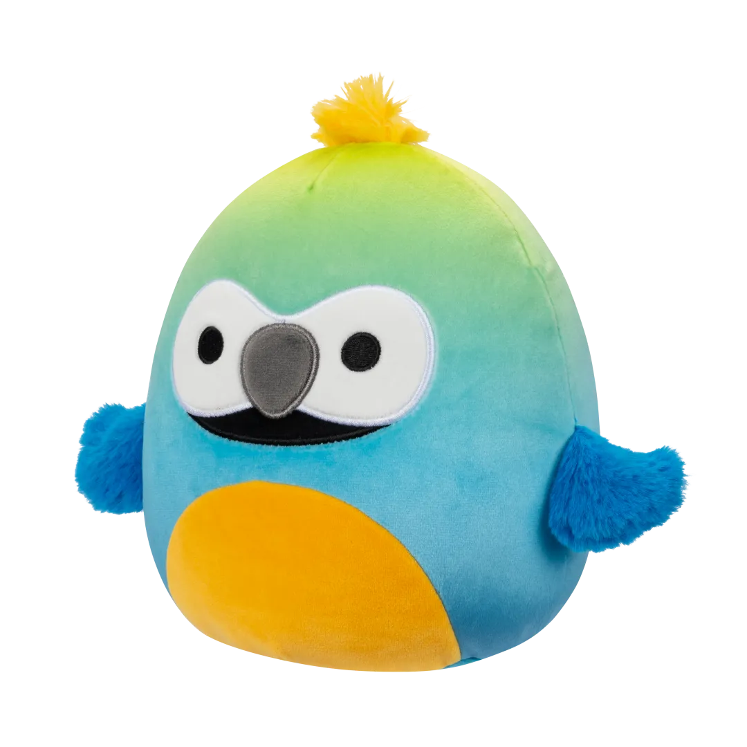 Squishmallows 2-in-1 Danny der grüne Dino/Baptise der blau-gelbe Ara, 13 cm - Image 6