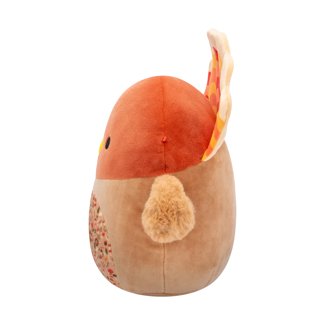 Squishmallows Gobrianna die braune Pute mit herbstlich gemustertem Bauch, 20 cm - Image 3