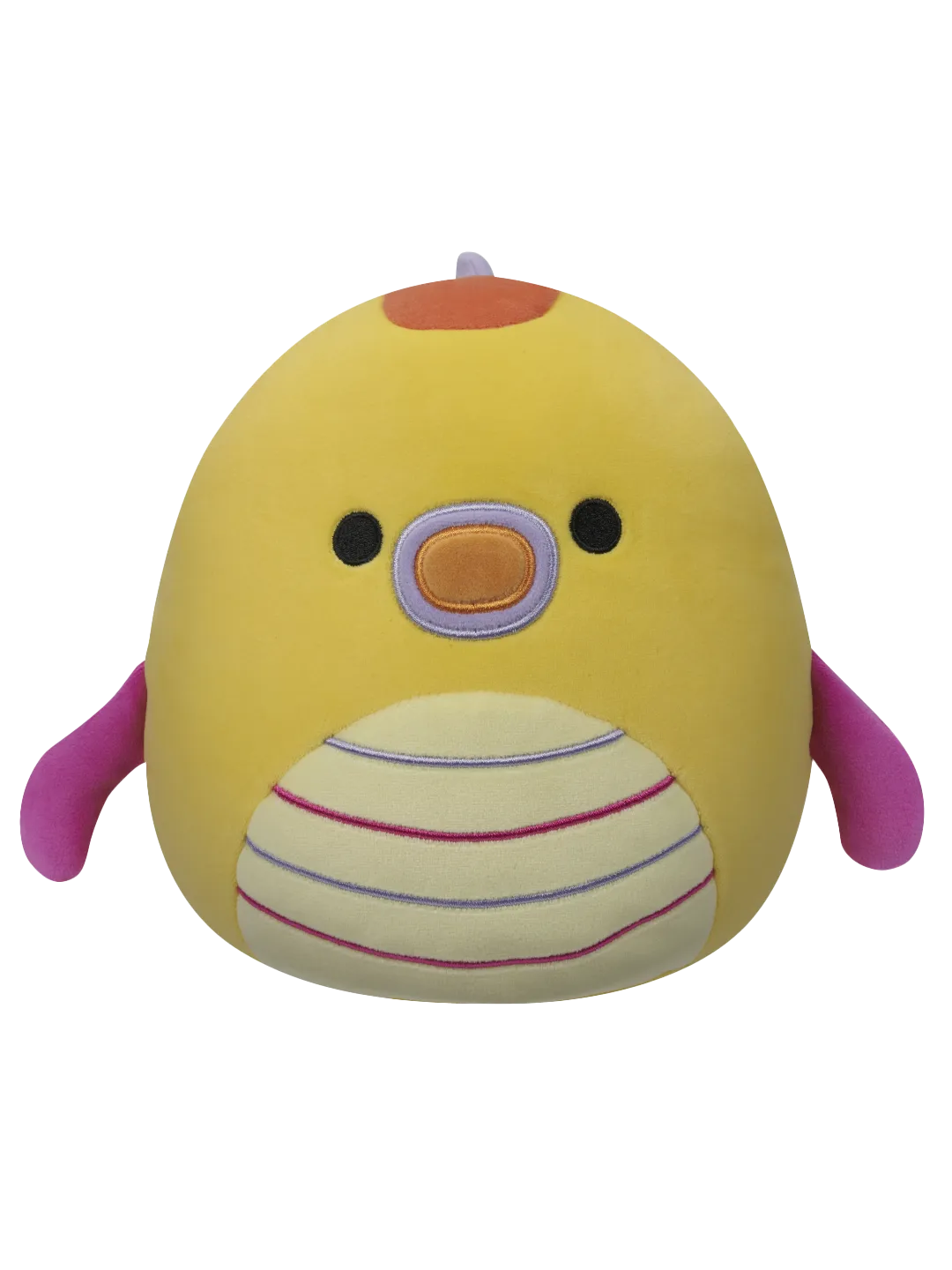 Squishmallows Leif der gelbe Seedrache mit gestreiftem Bauch, 20 cm