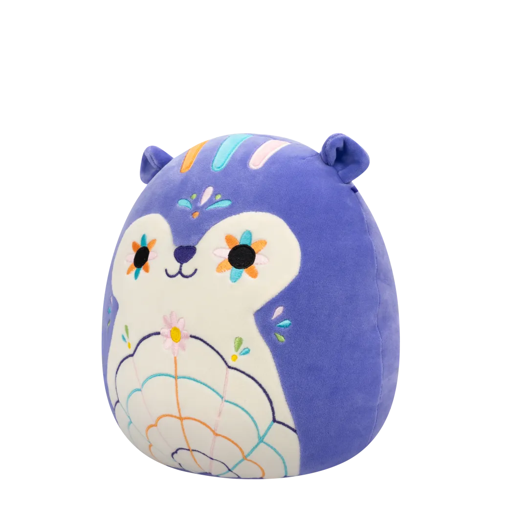 Squishmallows Luzma das lavendelfarbene Day of the Dead Eichhörnchen, 20 cm - Image 2