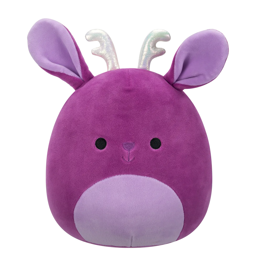 Squishmallows Maria Del Mar die lila Schakalope mit funkelndem Geweih, 20 cm