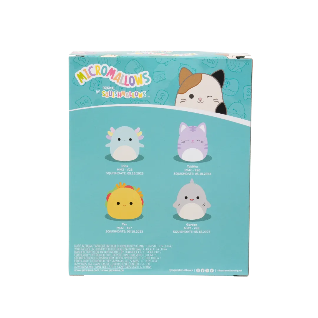 Squishmallows Micromallows 4er-Pack – Gordon, Tex, Tabitha, Irina - Image 6