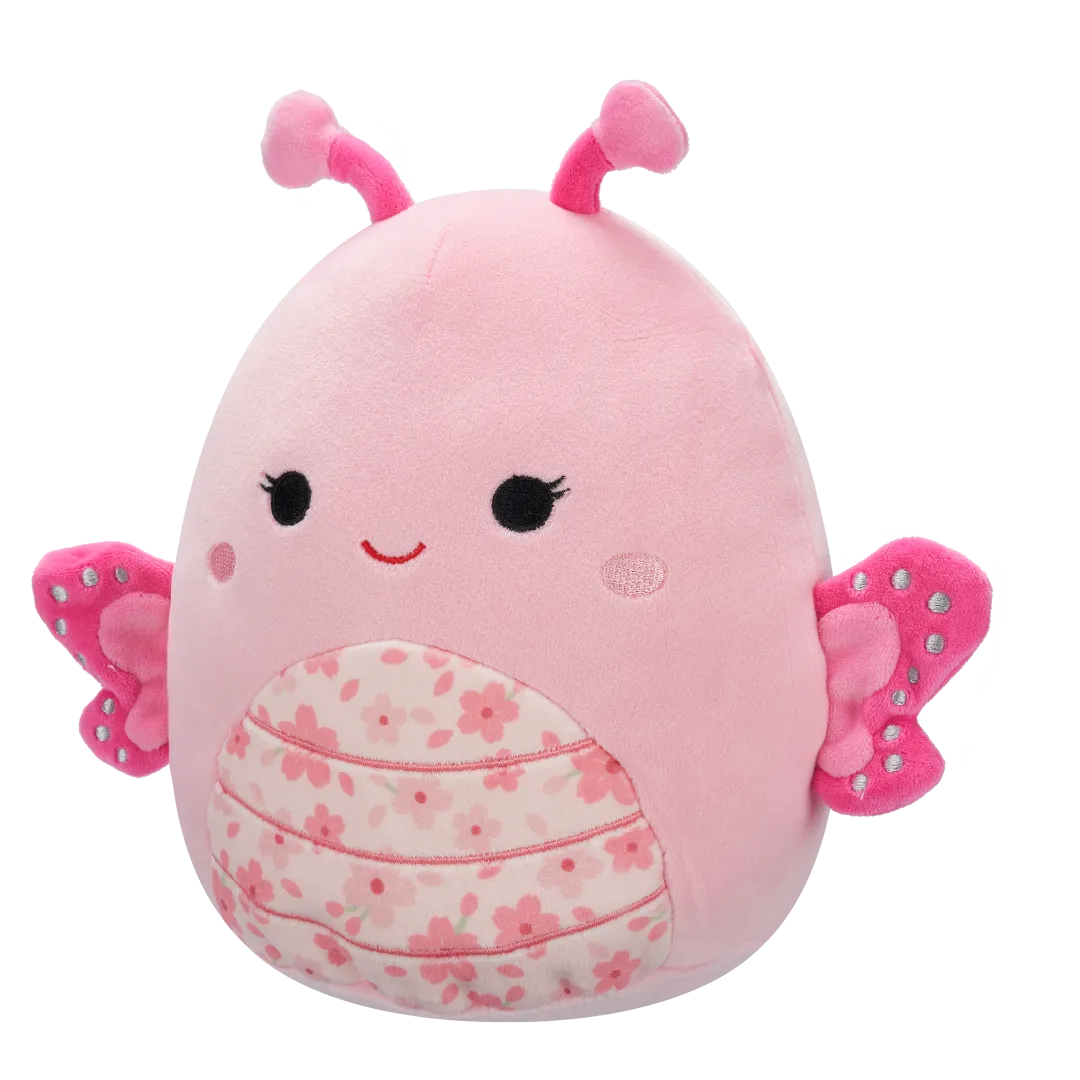 Squishmallows Mogo der rosa Schmetterling mit Sakura-Blütenbauch, 20 cm - Image 4