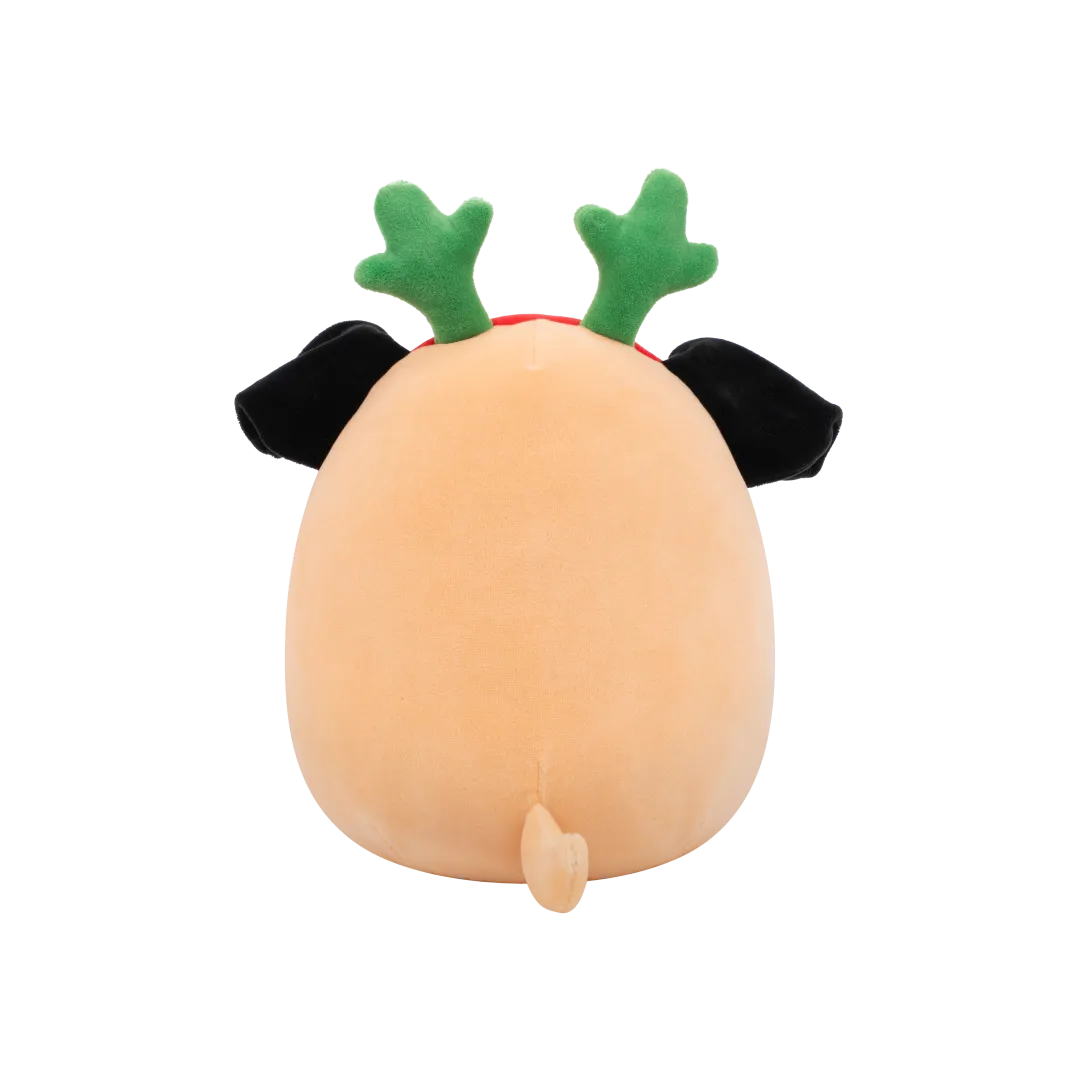 Squishmallows Prince der braune Mops mit weißem Bauch, 20 cm - Image 3