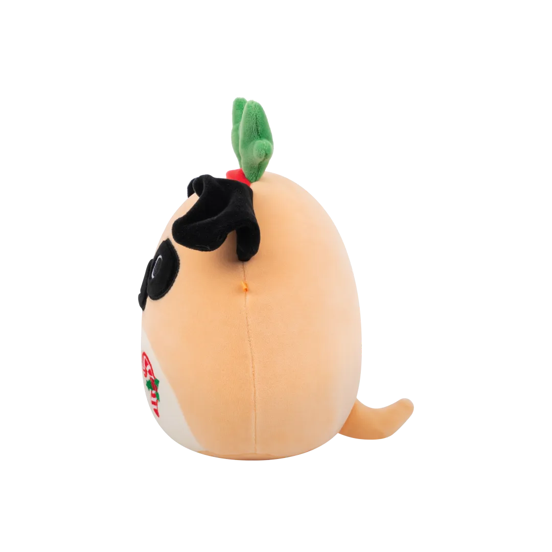 Squishmallows Prince der braune Mops mit weißem Bauch, 20 cm - Image 4