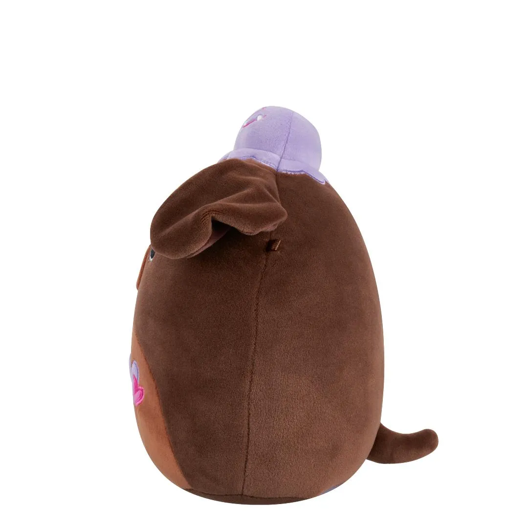 Squishmallows Rico der Brownie-Schoko-Labrador mit lila Eiscreme, 20 cm - Image 3