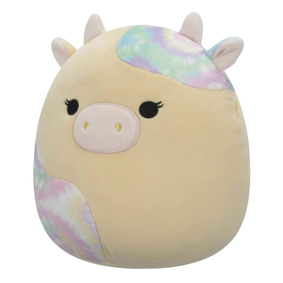 Squishmallows Rina die gelbe Kuh mit Tie-Dye-Flecken, 20 cm - Image 4