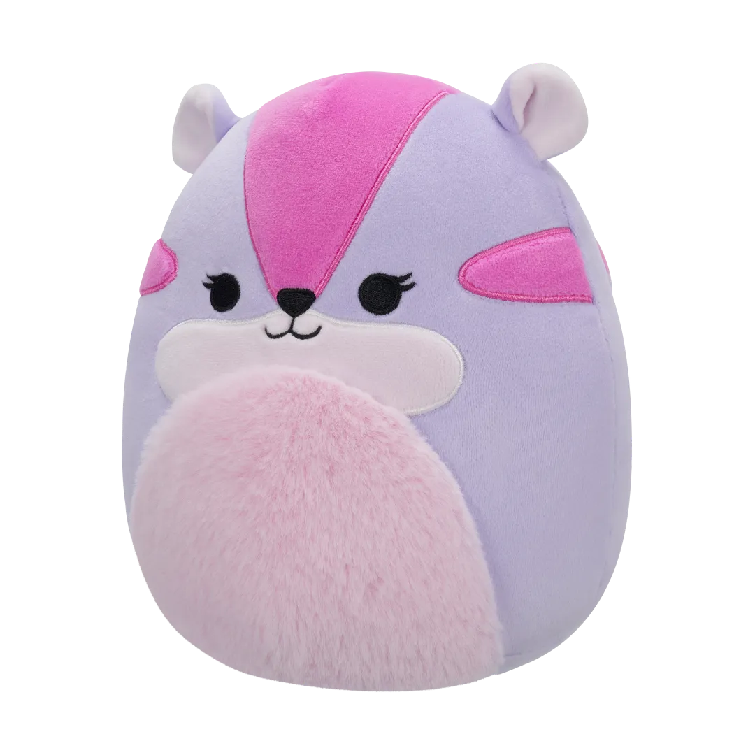 Squishmallows Tamara das lila und rosa Streifenhörnchen, 20 cm - Image 3