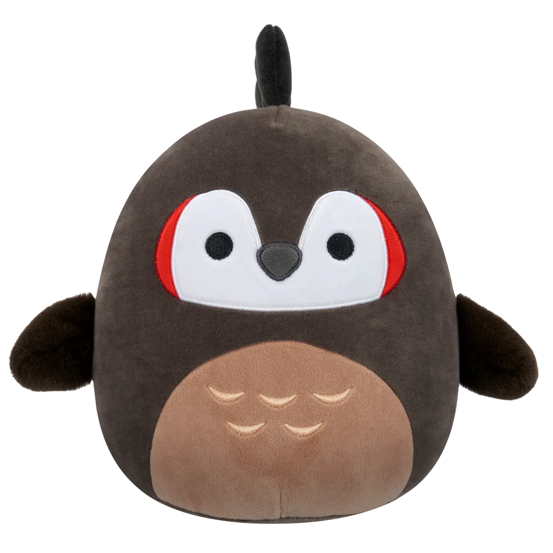 Squishmallows Theodore der dunkeltaupefarbene Roadrunner, 20 cm