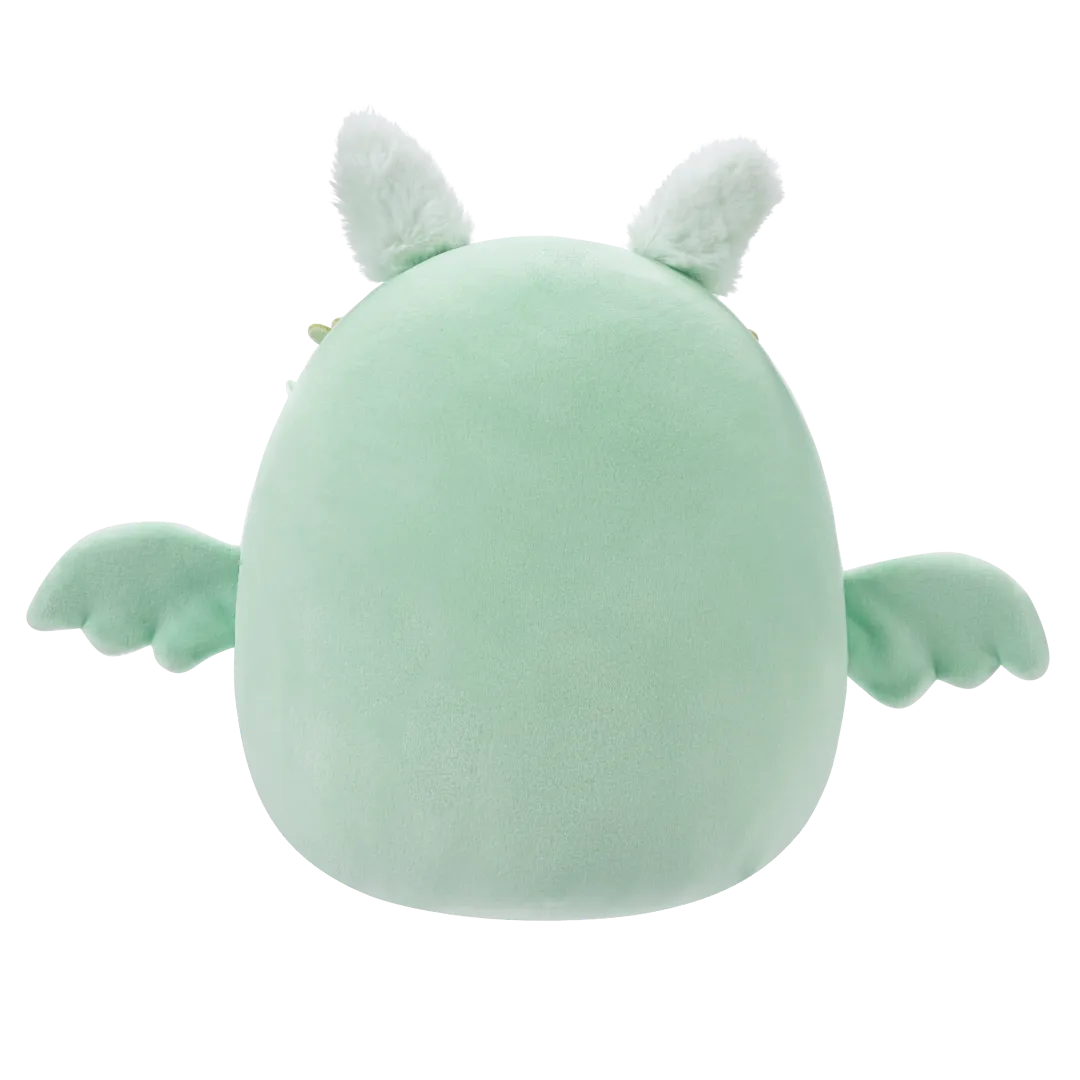 Squishmallows Tove das mintgrüne Mottenmännchen mit Blumenkrone und Wuschelbauch, 20 cm - Image 3
