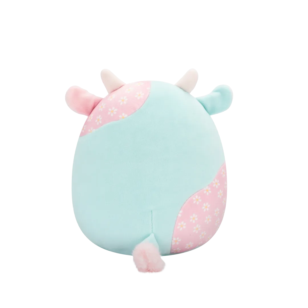 Squishmallows Yamaris die mintfarbene und rosa geblümte Kuh, 20 cm - Image 2