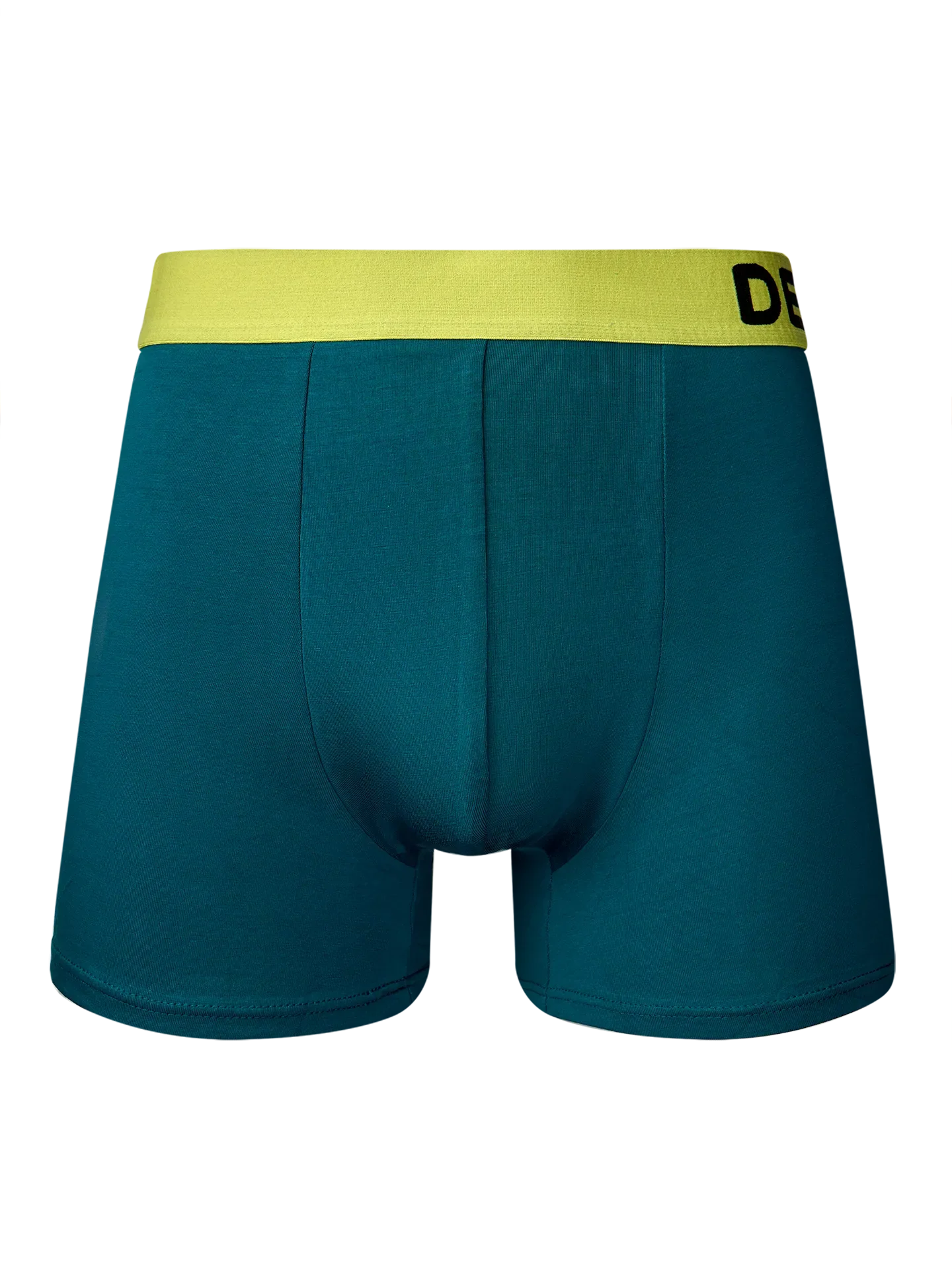 Blaugrüne und Gelbe Boxershorts