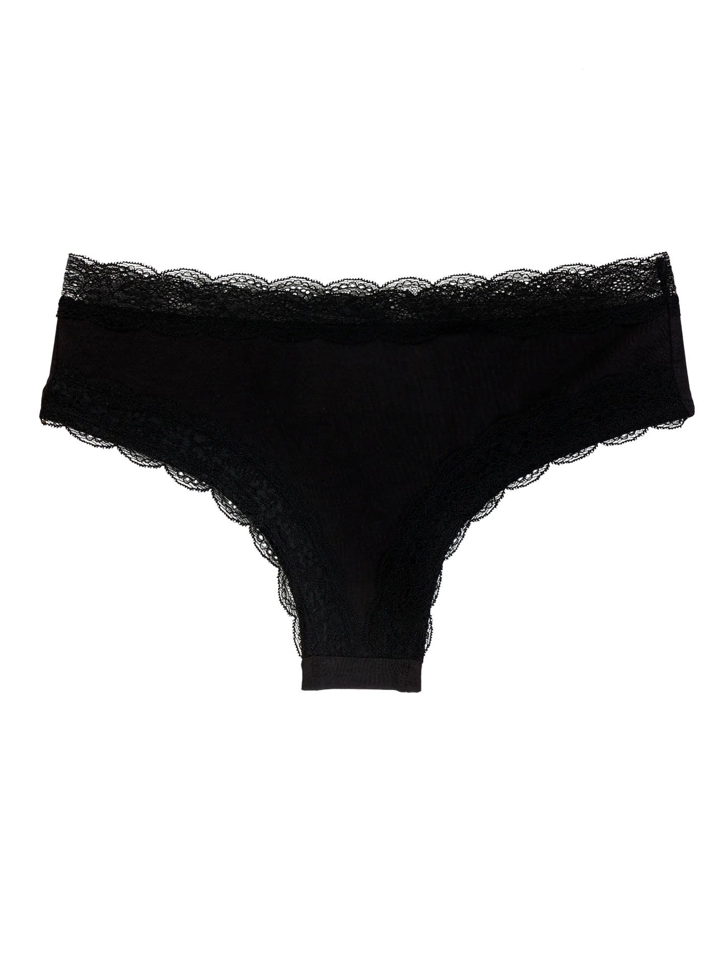 Echte schwarze Spitzenhöschen für Frauen - Image 2