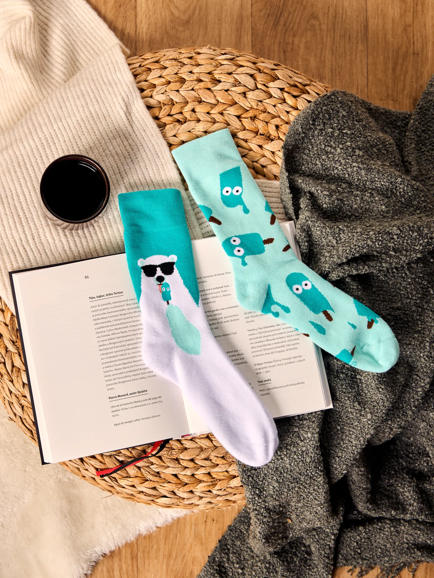 Lustige warme Socken Bär und Eis am Stiel - Image 4