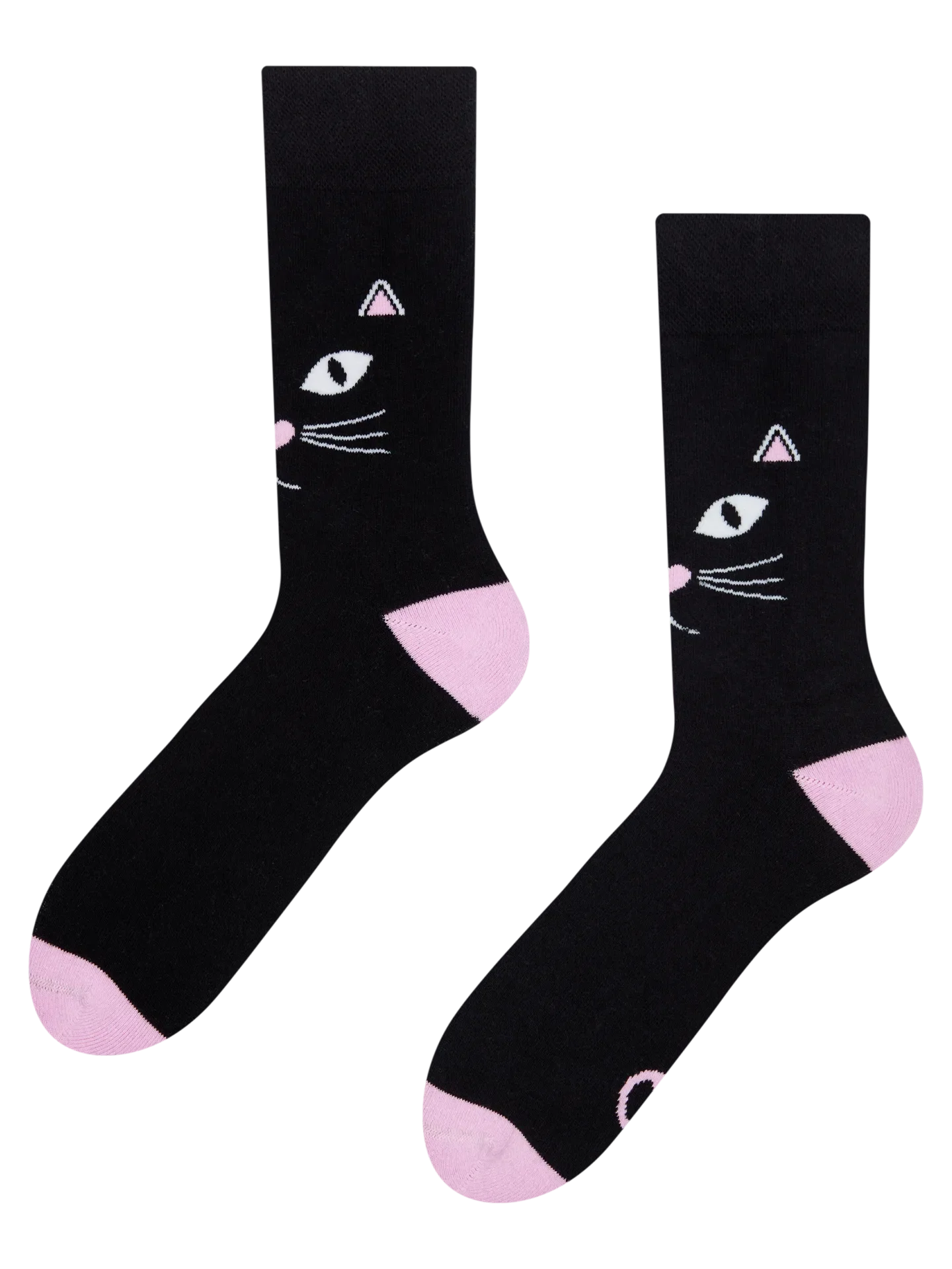 Lustige warme Socken Katzenblick