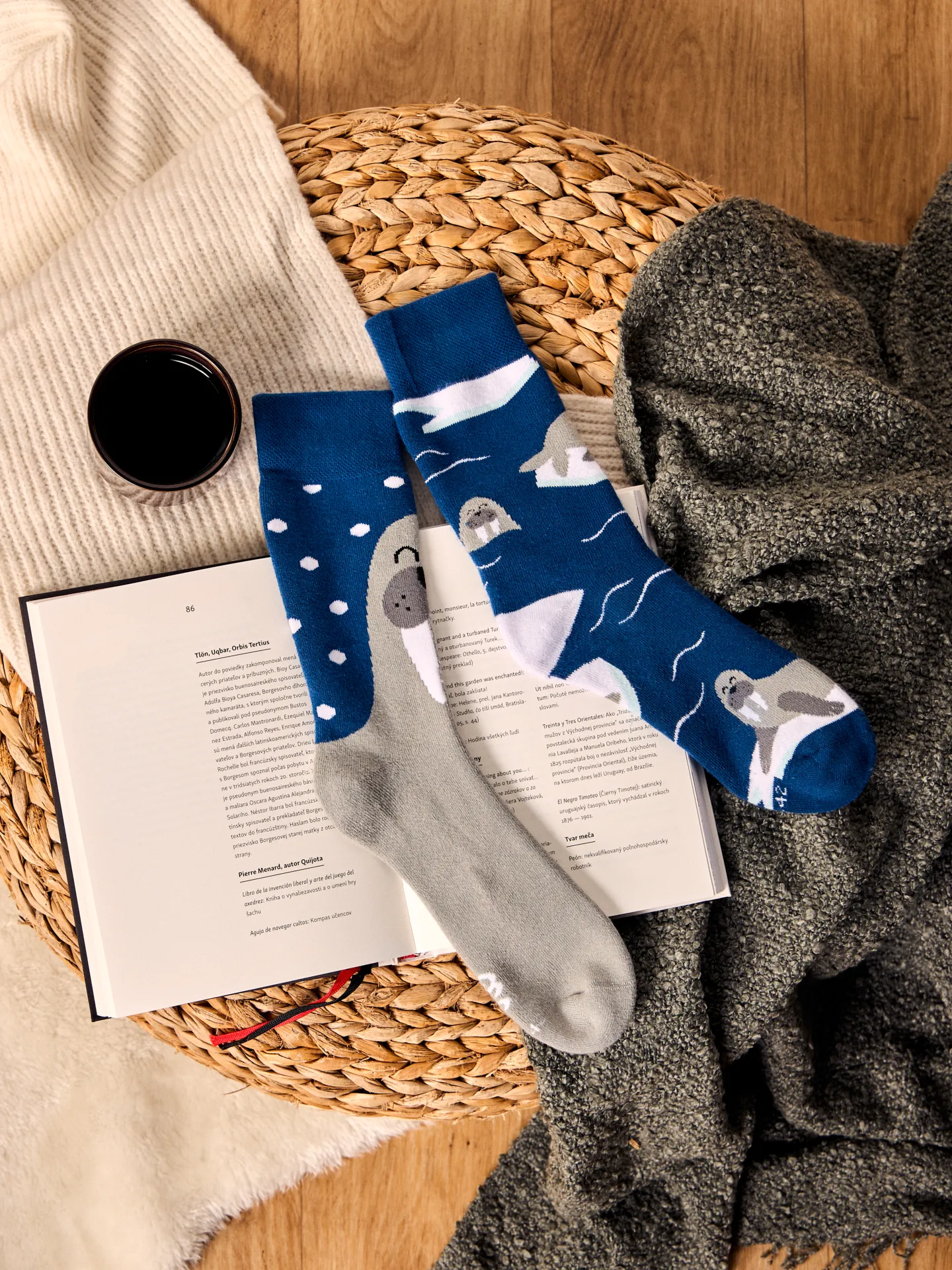 Lustige warme Socken Walross - Image 5