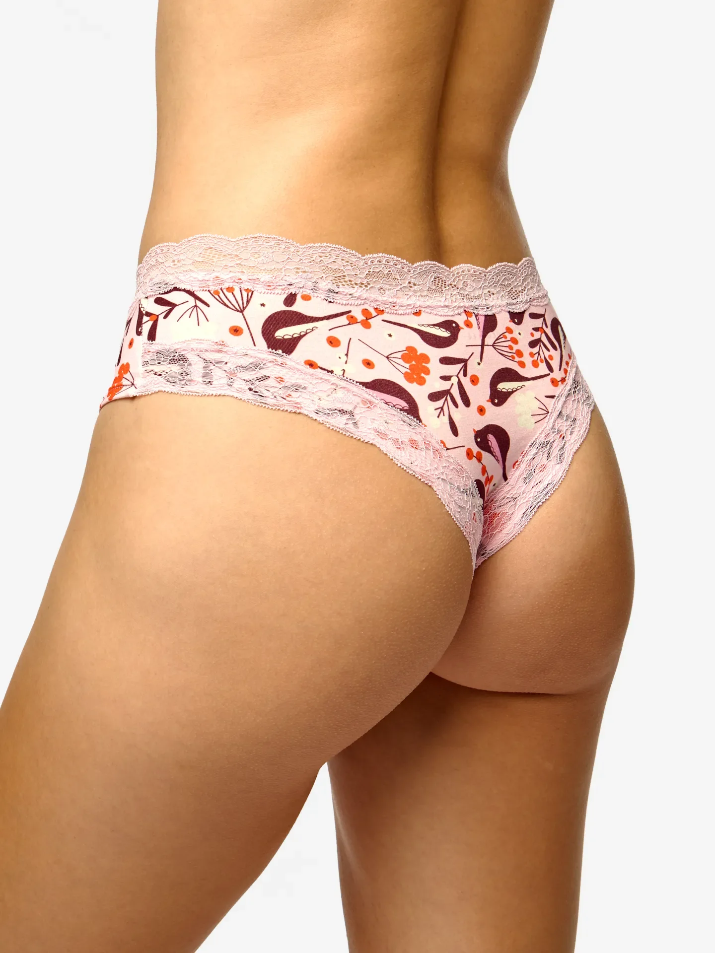 Spitzenhöschen für Frauen Vögel und Beeren - Image 4