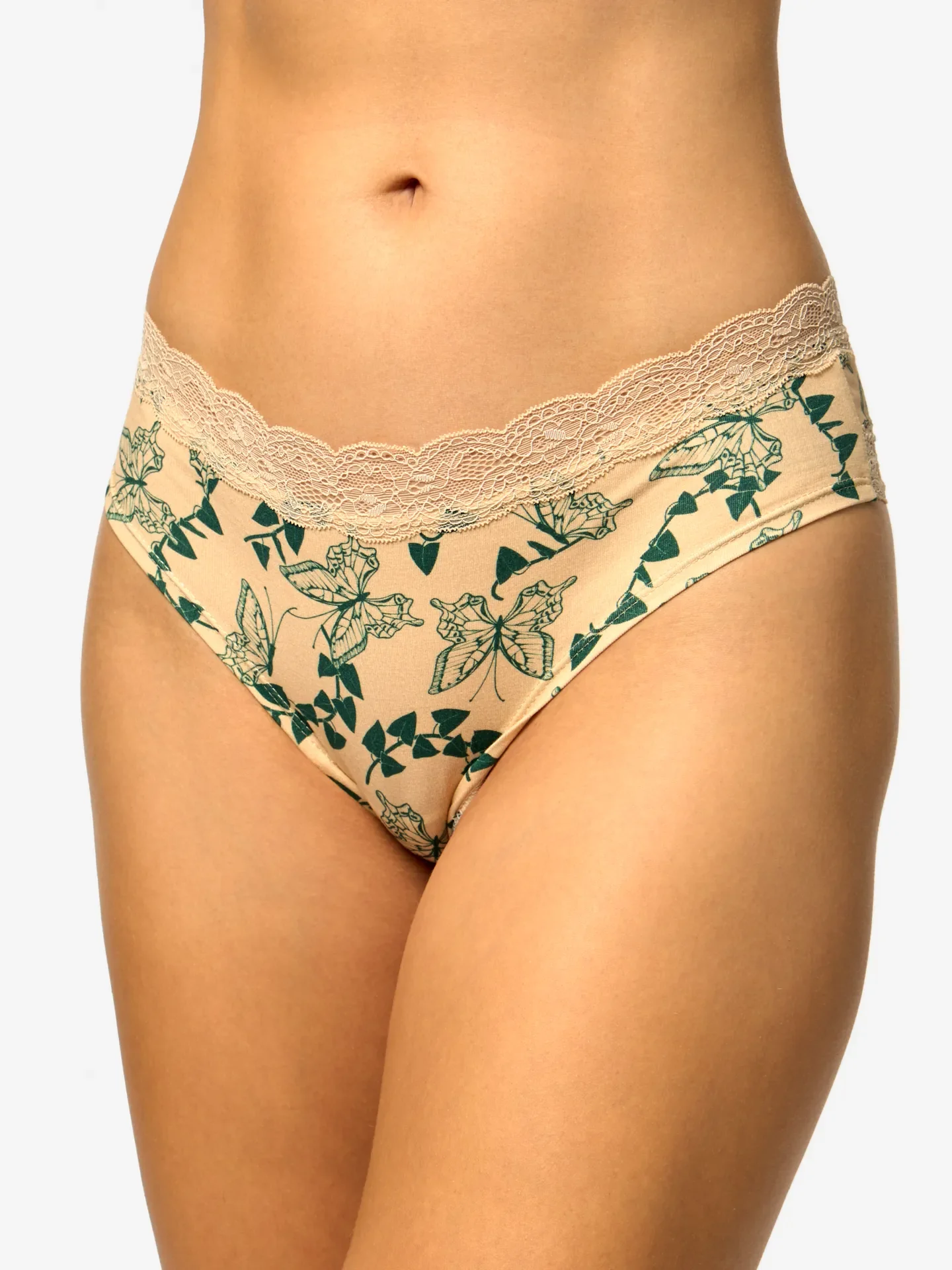 Spitzenhöschen für Frauen Schmetterlinge und Efeu - Image 2