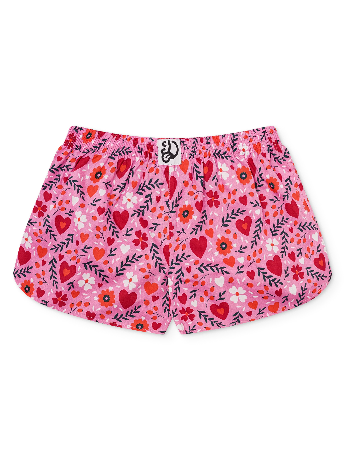 Lustige Damenshorts Blumenliebe