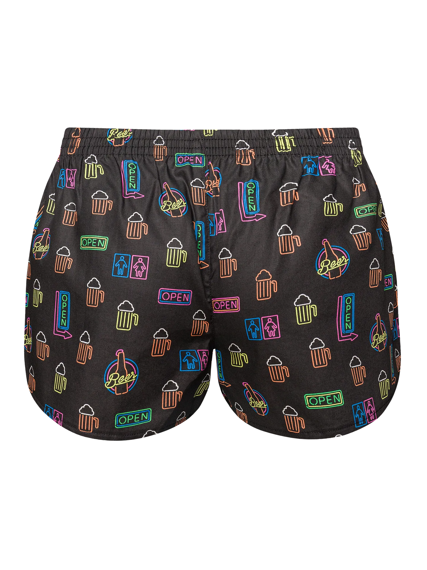 Lustige Damenshorts Neon-Bier - Image 2