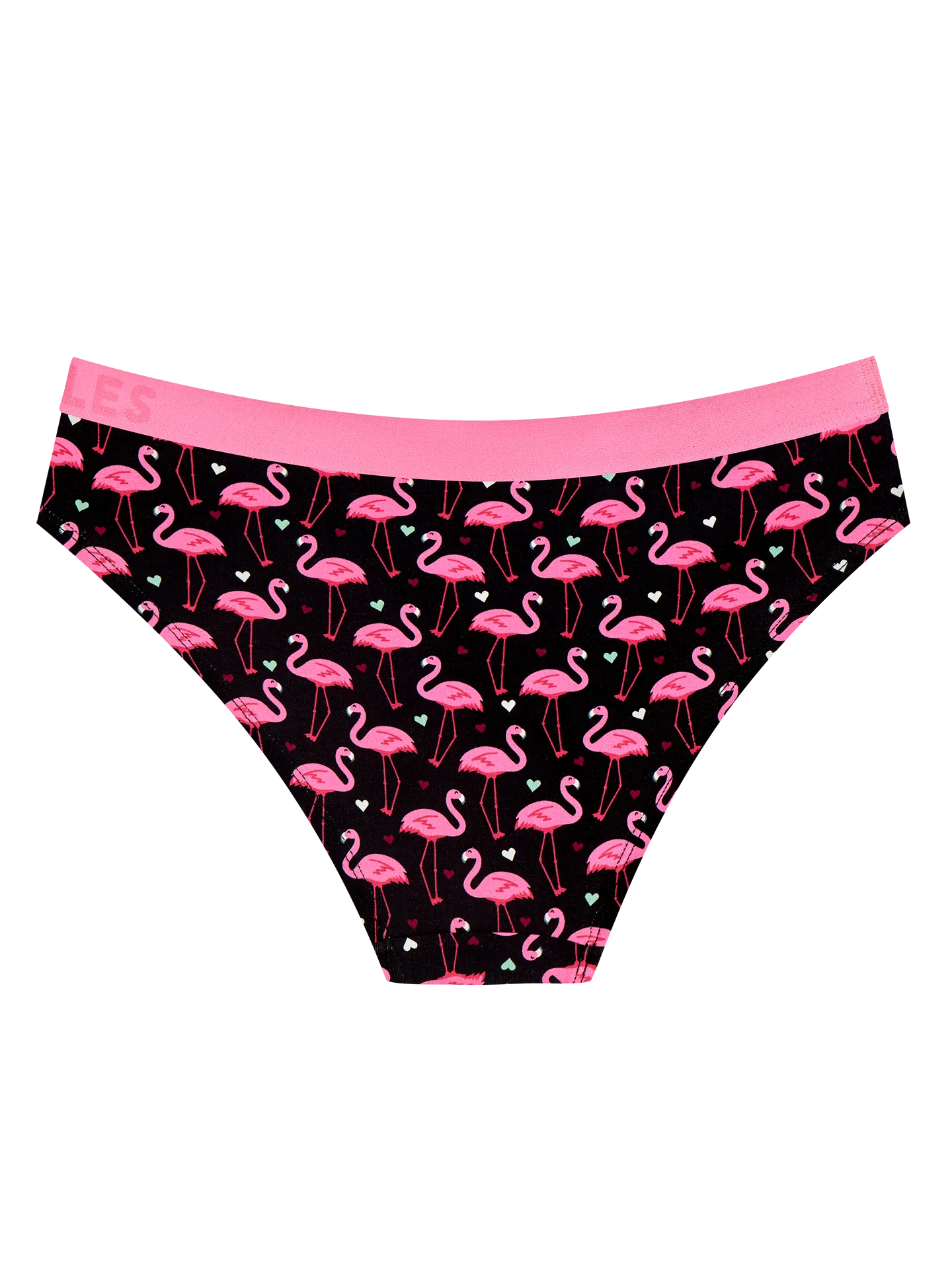 Lustige Modal-Damenhöschen Flamingos und Herzen - Image 3