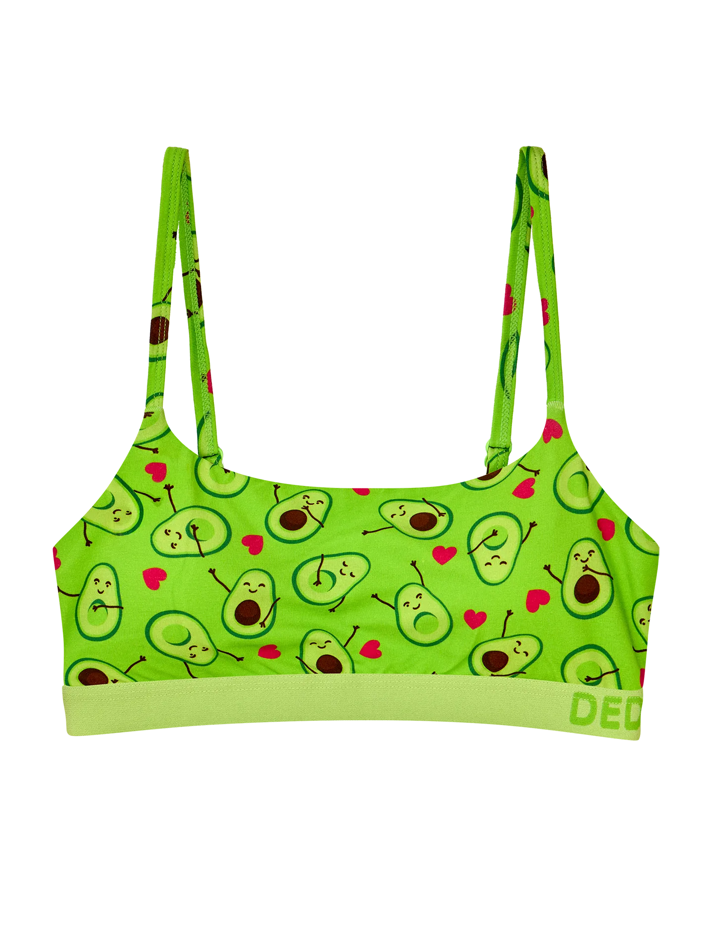 Modal-Damenbralette Avocado-Liebe