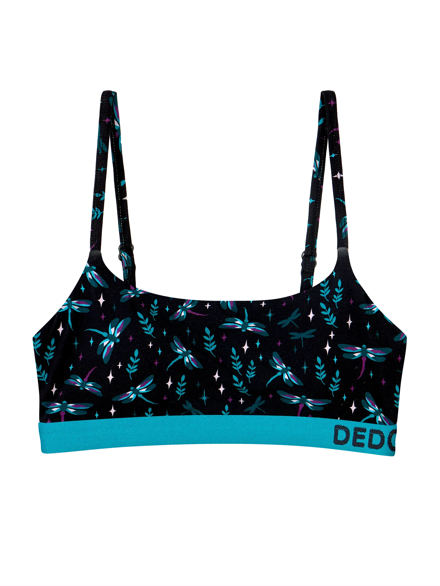 Modal-Damenbralette Libellen in der Nacht