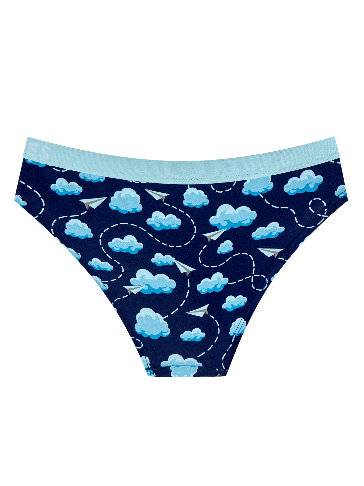 Modal-Damenhöschen Papierflugzeuge und Wolken - Image 2