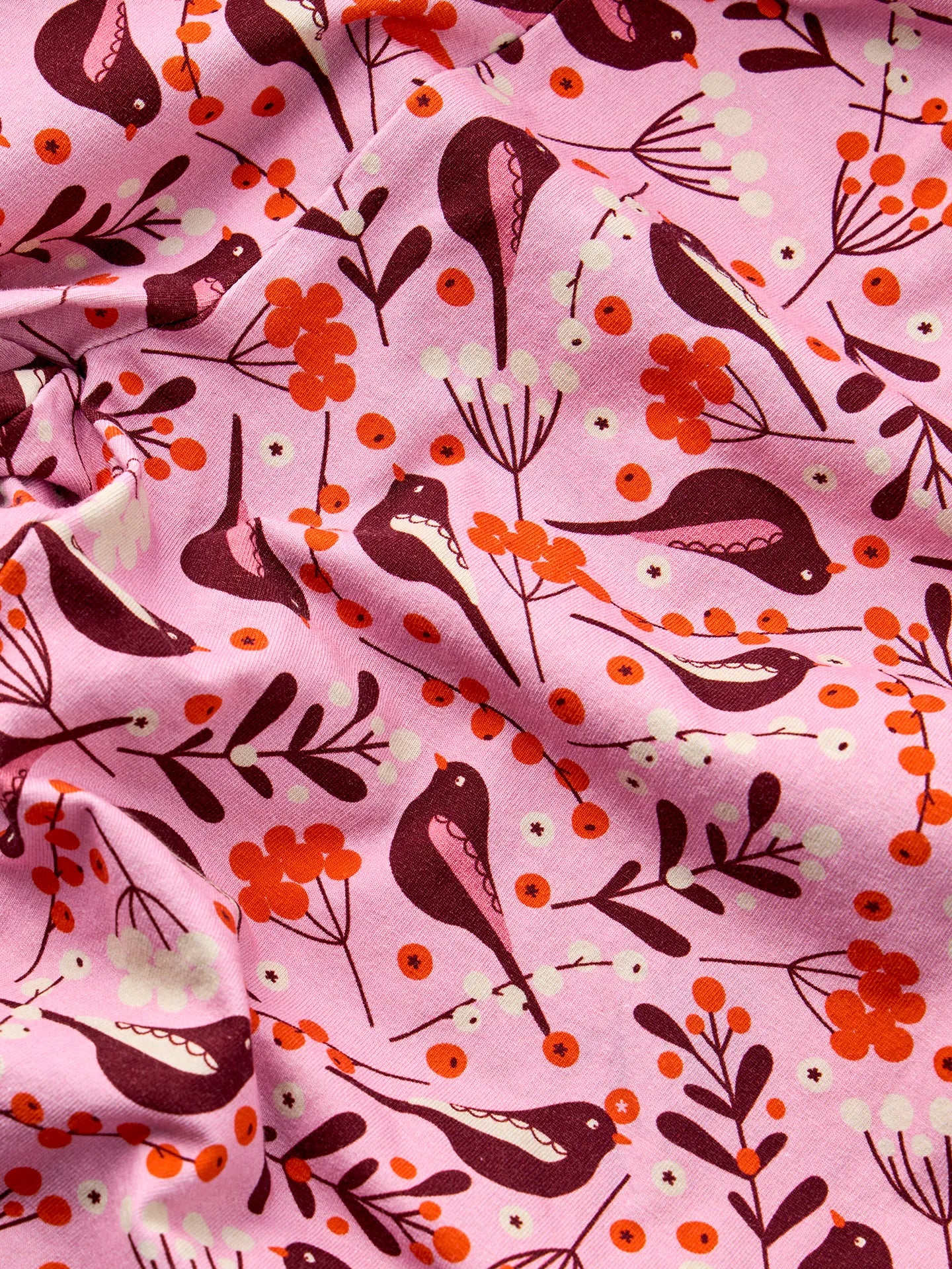 Lustiger Pyjama für Frauen Vögel und Beeren - Image 3