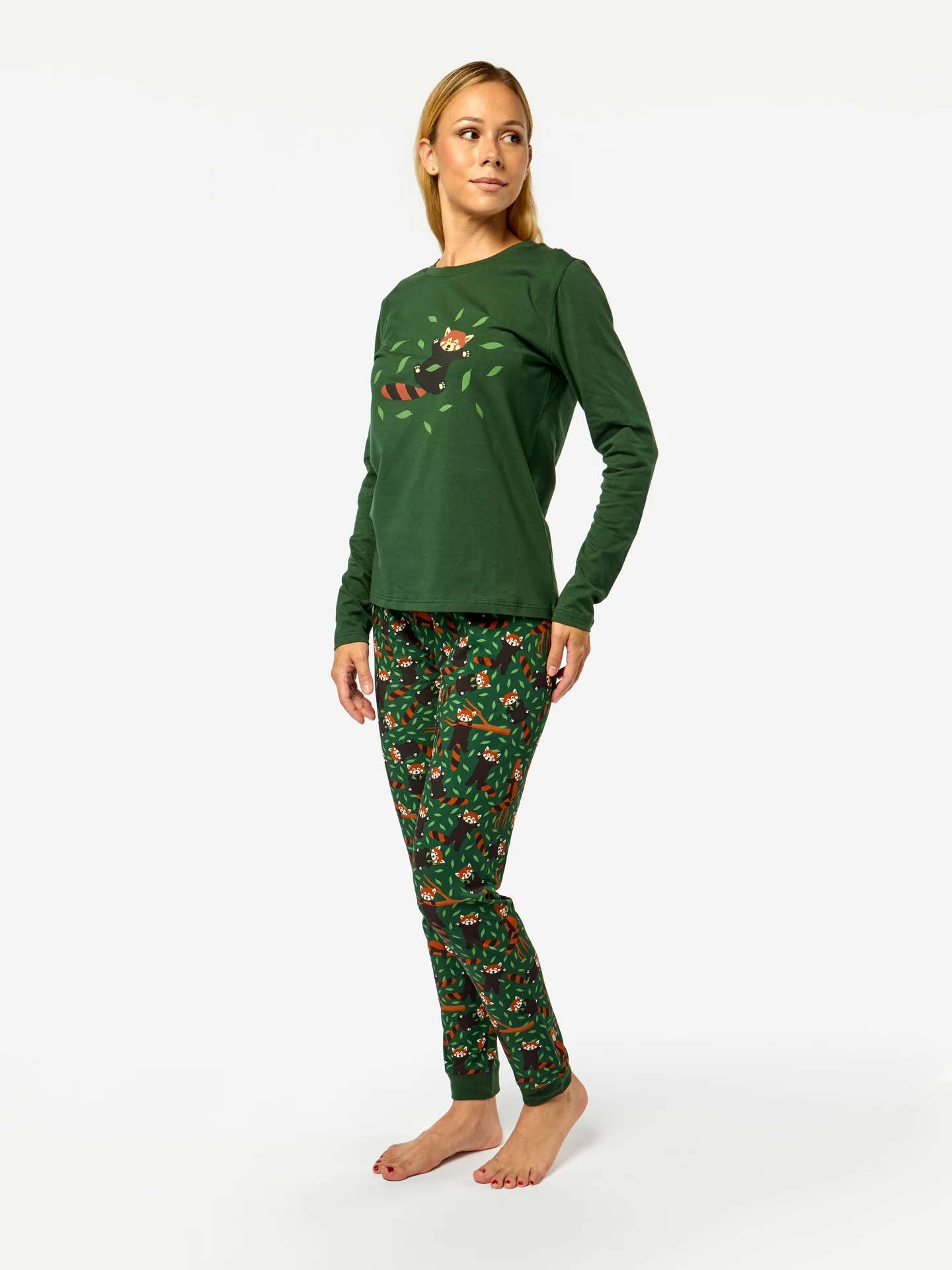 Lustiger Pyjama für Frauen Roter Panda - Image 4